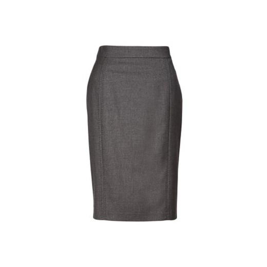 Side Panelled Pencil Skirt  marks-and-spencer szary spódnica