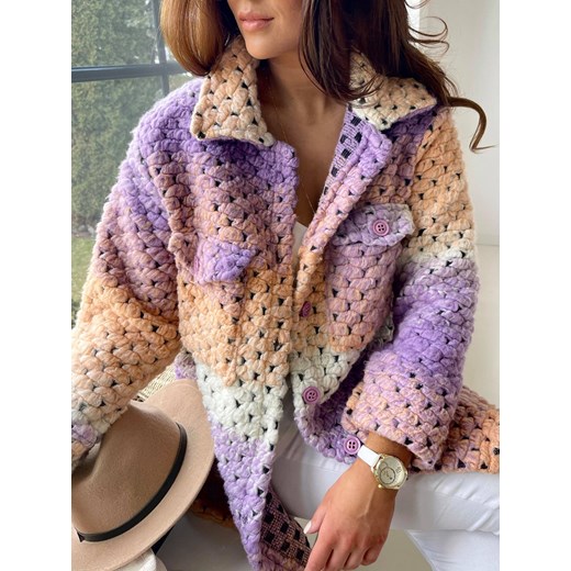 Sweter Narzutka Baby Fiolet Versada UNI wyprzedaż Versada