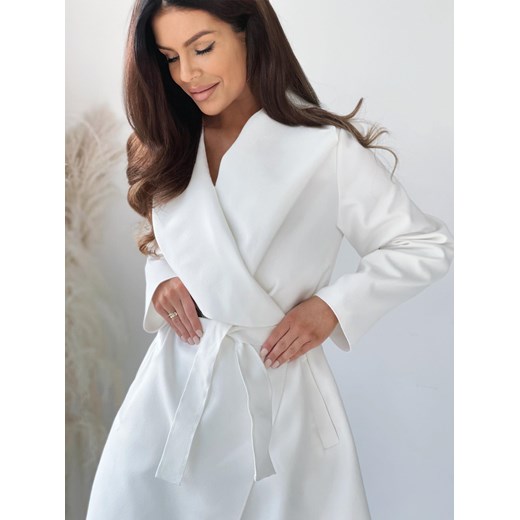 Płaszcz damski biały Versada 