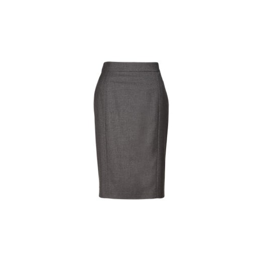 Side Panelled Pencil Skirt  marks-and-spencer szary spódnica