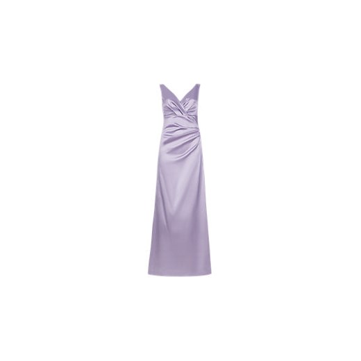 Crossover V-Neck Pleated Maxi Dress  marks-and-spencer niebieski maxi