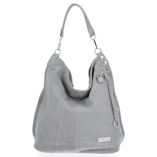 Shopper bag Vittoria Gotti skórzana matowa