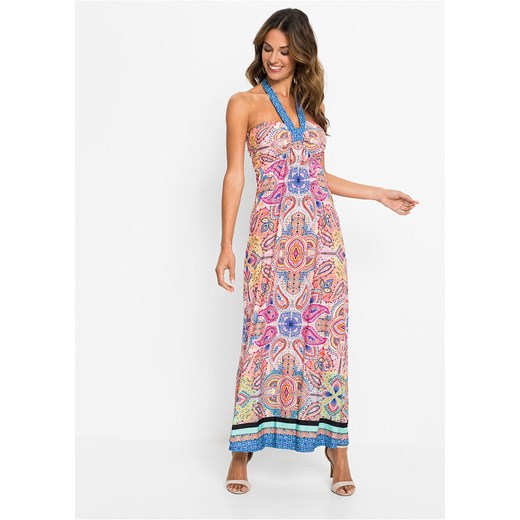 Sukienka z dekoltem halter | bonprix 48/50 bonprix