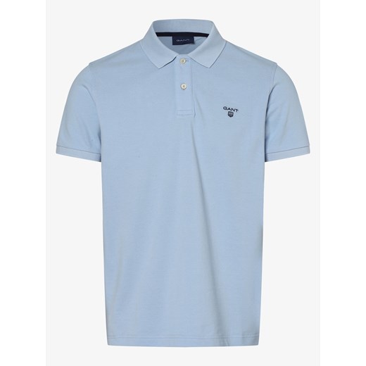 Gant - Męska koszulka polo, niebieski Gant XXXL vangraaf
