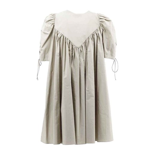 Sukienka Isabelle Blanche z krótkim rękawem mini w serek 