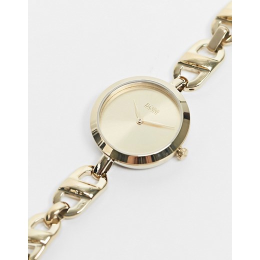 BOSS – Złoty damski zegarek na bransoletce łańcuszkowej No Size Asos Poland