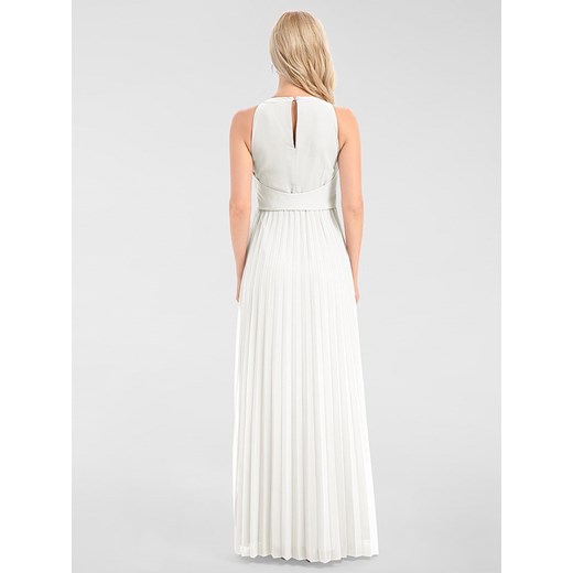 Sukienka APART biała z okrągłym dekoltem bez rękawów maxi 