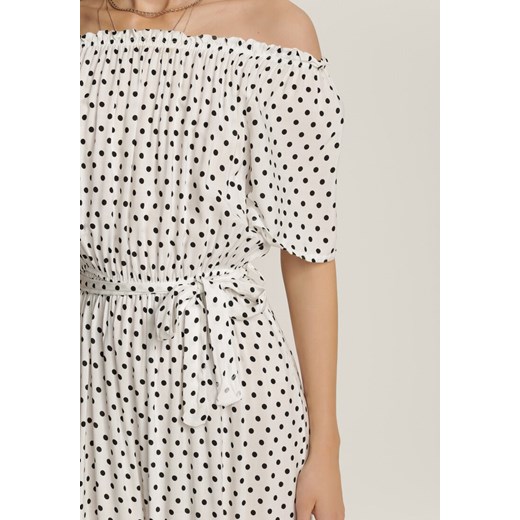 Sukienka Renee w stylu boho wielokolorowa z krótkim rękawem maxi na co dzień