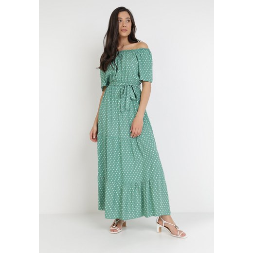 Zielona Sukienka Paphophi ze sklepu Born2be Odzież w kategorii Sukienki - zdjęcie 113462626