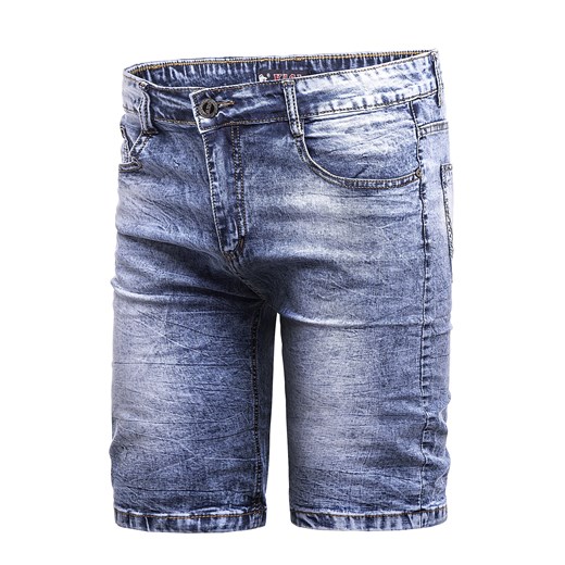 Spodenki męskie D102 jeansowe ze sklepu Risardi w kategorii Spodenki męskie - zdjęcie 113463668