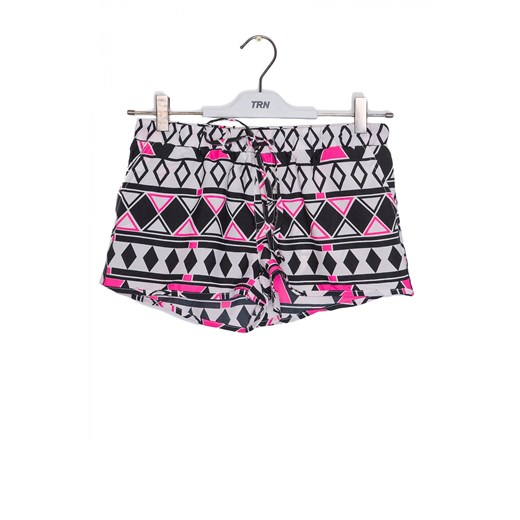 Tribal fashion shorts terranova fioletowy nadruki