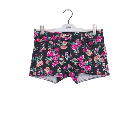 Floral shorts terranova szary nadruki
