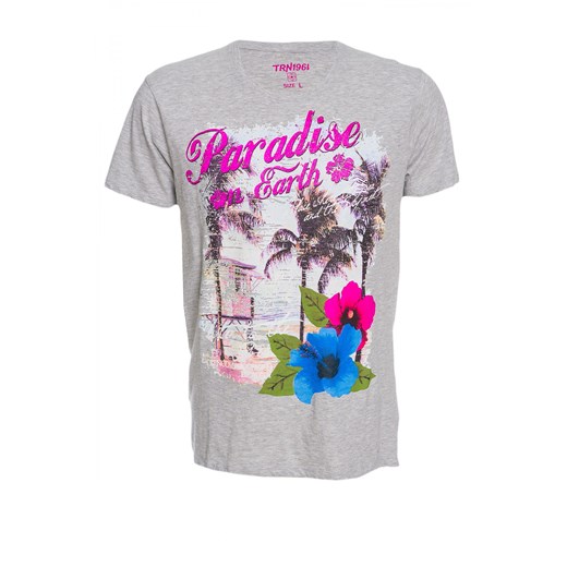 Paradise t-shirt terranova bialy szorty