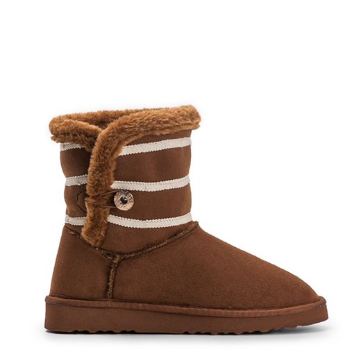 Śniegowce damskie casual płaskie 