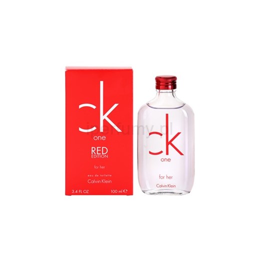 Calvin Klein CK One Red Edition 100 ml woda toaletowa W iperfumy-pl czerwony woda