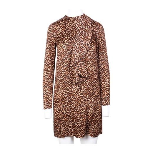Leopard Print Dress -Pre Owned Condition Excellent 3XS - 36 IT okazyjna cena showroom.pl