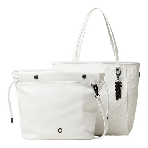 Shopper bag Desigual biała duża 
