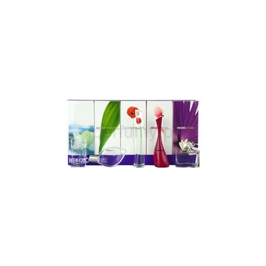 Kenzo Miniatures Collection zestaw upominkowy II. Jungle + Amour + Flower + D´Ete + L´Eau par Kenzo woda perfumowana 5 ml + woda perfumowana 2 x 4 ml + woda perfumowana 3,5 ml + woda toaletowa 5 ml