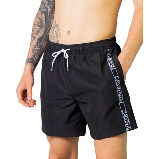 calvin klein underwear - Calvin Klein Underwear Kąpielówki Mężczyzna - MEDIUM DRAWSTRING  - Czarny Calvin Klein Underwear S Italian Collection