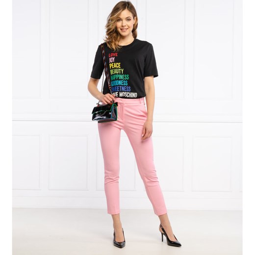 Love Moschino bluzka damska z krótkim rękawem