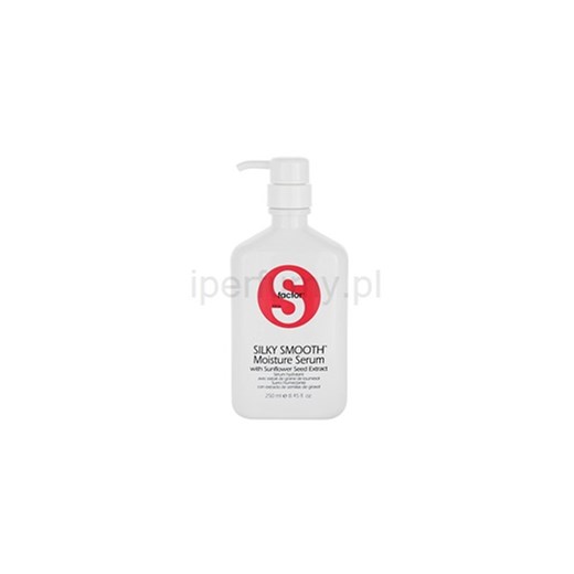 TIGI S-Factor Smoothing serum do ochrony włosów przed wysoką temperaturą (Silky Smooth Moisture Serum) 250 ml + do każdego zamówienia upominek.