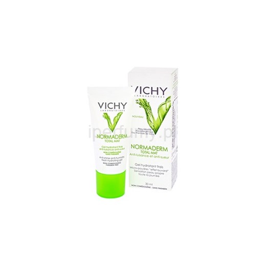 Vichy Normaderm Total Mat pielęgnacja nawilżająco-matująca (Anti-luisance et Anti-sueur) 30 ml iperfumy-pl zielony krem nawilżający