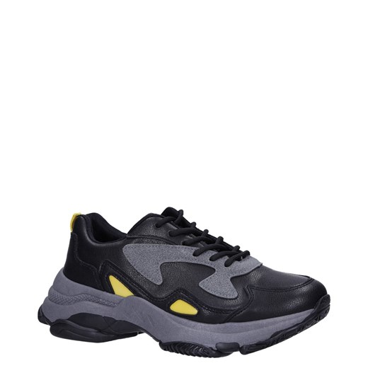 Czarne buty sportowe sneakersy sznurowane Casu DS13003 Casu 41 promocja Casu.pl