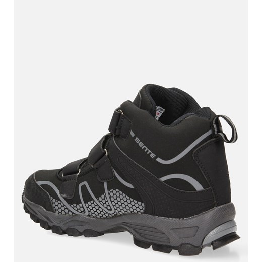 Czarne buty trekkingowe na rzepy softshell Casu A1516B-1 Casu 45 Casu.pl okazyjna cena