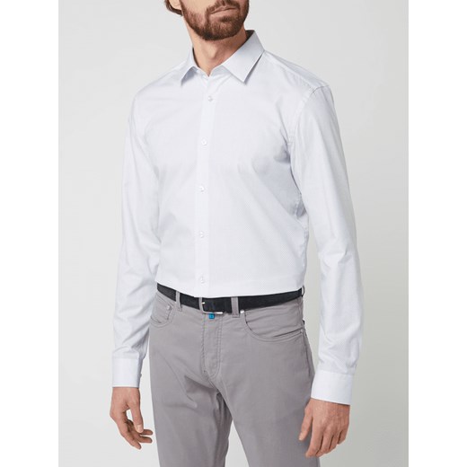 Koszula biznesowa o kroju slim fit z bawełny model ‘Isko’ 38 wyprzedaż Peek&Cloppenburg 