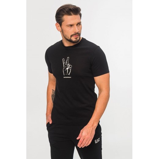 T-shirt męski Emporio Armani w stylu młodzieżowym 