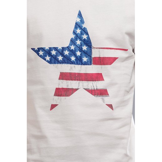 TOPMAN biała koszulka męska  AMERICAN STAR blackroom-pl bialy duży