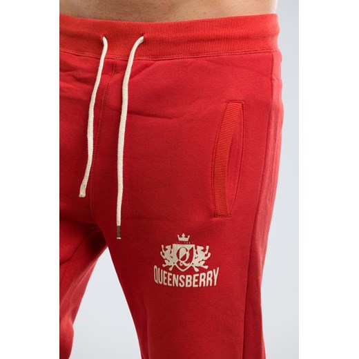 QUEENSBERRY ciepłe spodnie ROYAL BOXING blackroom-pl czerwony dresy