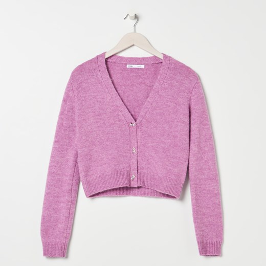 Sinsay - Rozpinany sweter - Różowy Sinsay L Sinsay