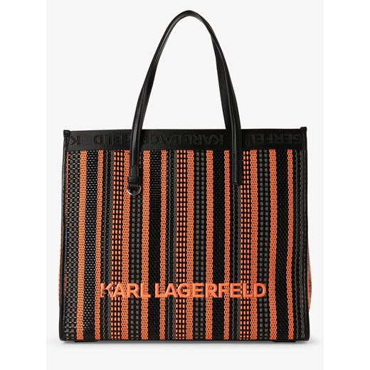 KARL LAGERFELD - Damska torba shopper, pomarańczowy Karl Lagerfeld ONE SIZE vangraaf
