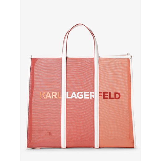 KARL LAGERFELD - Damska torba shopper, pomarańczowy Karl Lagerfeld ONE SIZE vangraaf