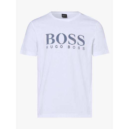 BOSS Athleisure - T-shirt męski – Tee 5, biały XL vangraaf