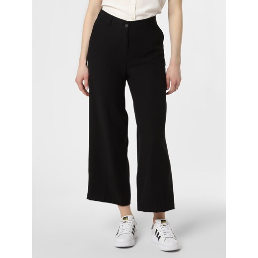 soyaconcept® Spodnie Kobiety wiskoza czarny jednolity ze sklepu vangraaf w kategorii Spodnie damskie - zdjęcie 113788007