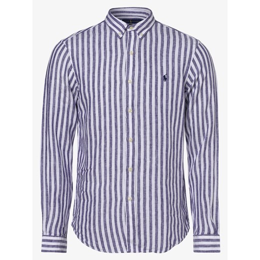 Polo Ralph Lauren - Męska koszula lniana – Slim Fit, niebieski Polo Ralph Lauren M vangraaf