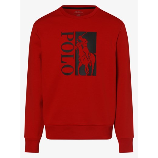 Polo Ralph Lauren - Męska bluza nierozpinana, czerwony Polo Ralph Lauren S vangraaf