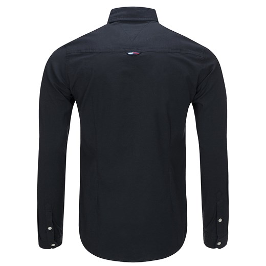 KOSZULA MĘSKA TOMMY JEANS BASIC SHIRT BLACK Tommy Jeans XL promocja zantalo.pl