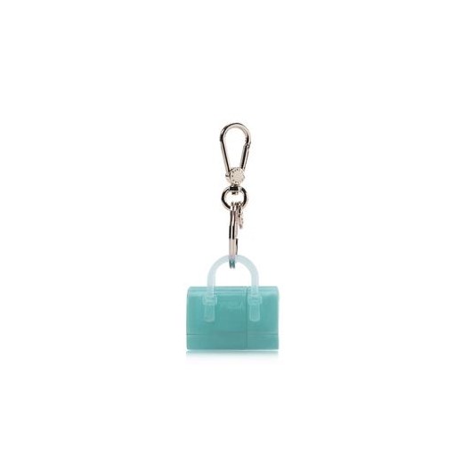 Brelok na klucze z pamięcią USB Furla Candy Keyring morski royal-point turkusowy guma