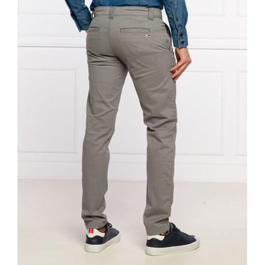 Spodnie męskie Tommy Jeans z wełny 