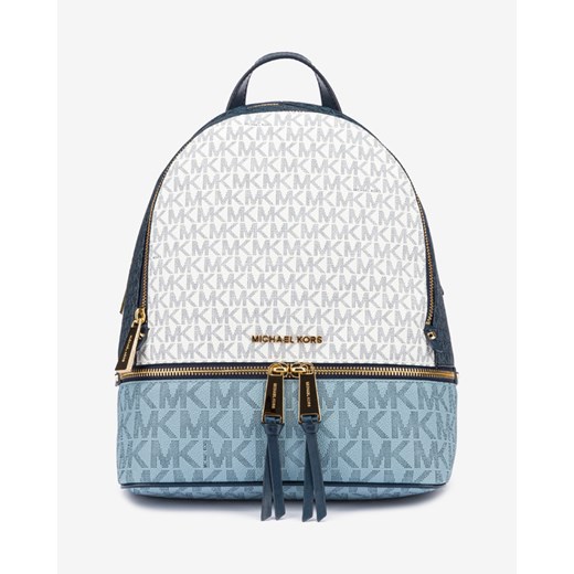 Michael Kors Rhea Medium Plecak Niebieski Biały Michael Kors UNI BIBLOO