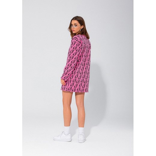SUKIENKA Z DŁUGIM RĘKAWEM TRIBAL LOVE RÓŻOWA Local Heroes M promocja Local Heroes