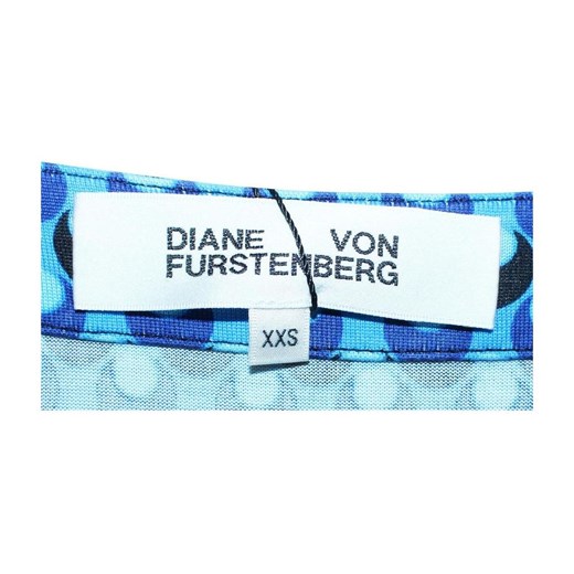 Printed Wrap Dress -Pre Owned Condition Very Good Diane Von Furstenberg Vintage 2XS promocja showroom.pl
