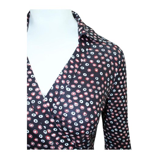Print Wrap Dress -Pre Owned Condition Very Good Diane Von Furstenberg Vintage 2XS - US 2 okazja showroom.pl