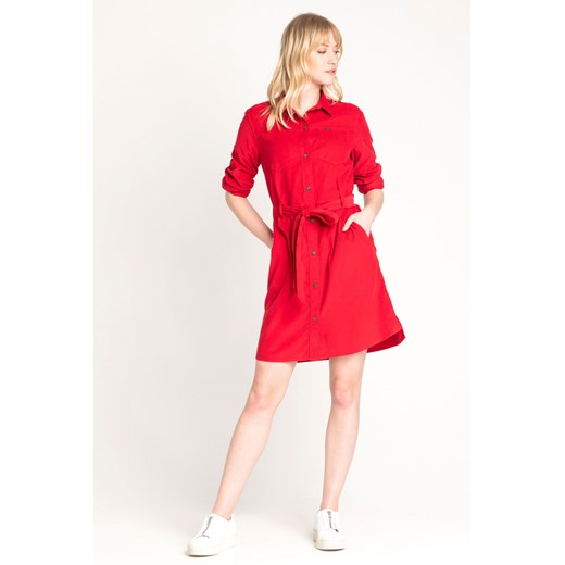 Koszulowa sukienka Lee Shirt Dress Warp Red Lee  promocyjna cena Texas Club