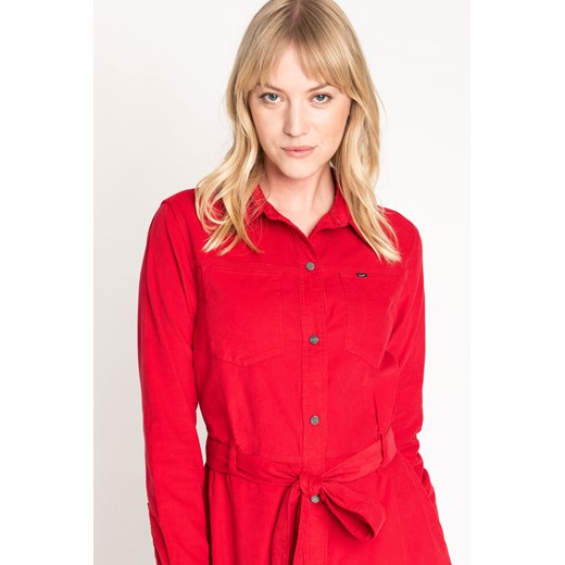 Koszulowa sukienka Lee Shirt Dress Warp Red Lee 40 Texas Club okazja