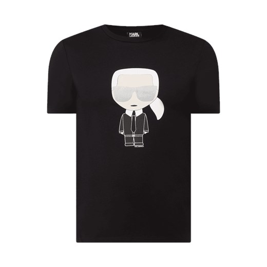 T-shirt z nadrukiem z logo Karl Lagerfeld L Peek&Cloppenburg 