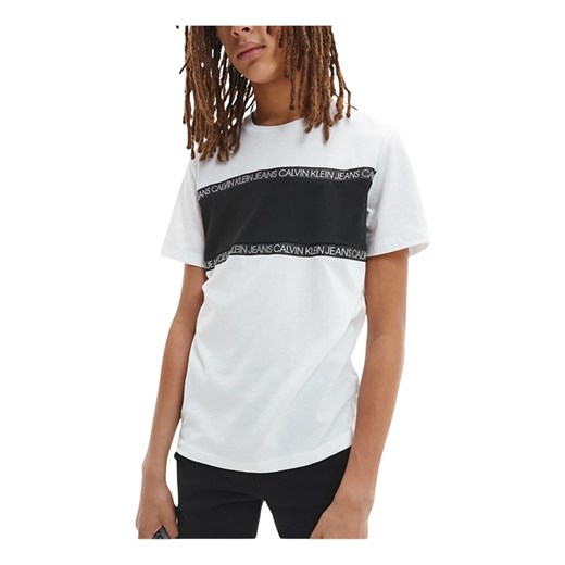 T-shirt chłopięce Calvin Klein z bawełny 